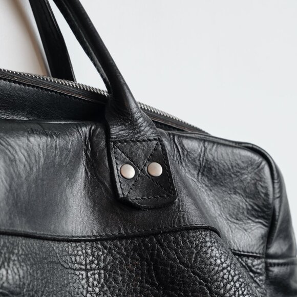 Billykirk Vintage Leather Briefcase - Black - Picture 4 of 9